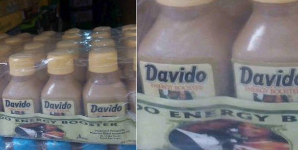 Photo Of The Day: People Now Selling Davido 'Man-Power' Drink In Lagos (Photo)