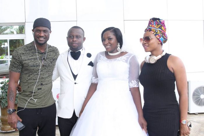 Lucky Owerri Couple Get The Best Shock Of Their Lives As P-Square, Yemi Alade, Phyno Crash Their Wedding (See Photos)