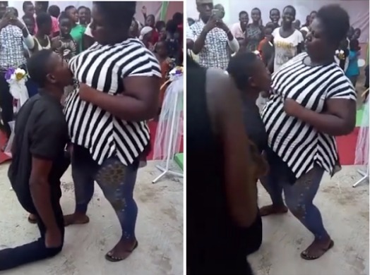 See What Guy And Girl Were Spotted Doing At Children's Party (Photos/video 18+)