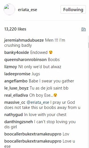 Instagram Explodes As Nigerians Come For Ex #BBNaija Fake Housemate, Ese's Sultry Photo