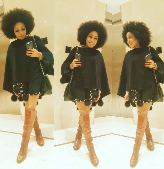Ageless Beauty, Rita Dominic Stuns In Boots And Cape (Photos)