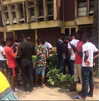 See Moment #BBNaija Fan Bought Recharge Card For People In UNILAG Hostel To Vote For TBoss (Photo)