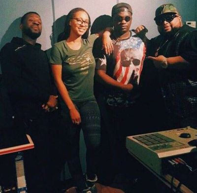 New Music In The Works? Wande Coal, Keri Hilson Pictured In The Studio