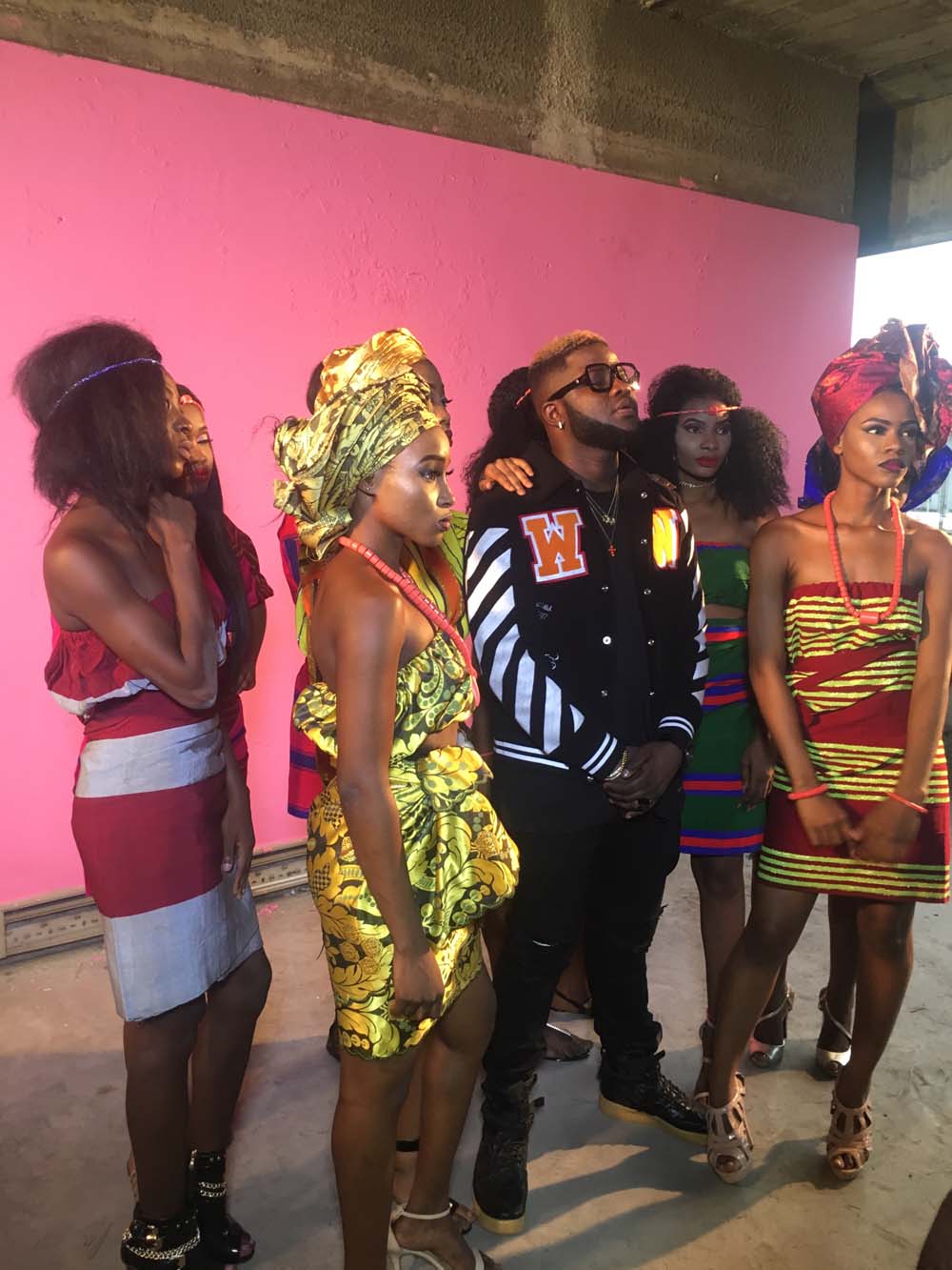 See BTS Photos Of Skales and Tekno's New Video