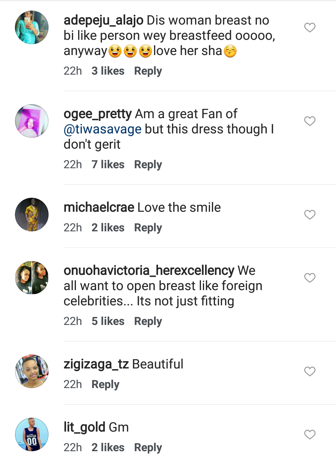 Insta-users Blast Tiwa Savage Endlessly Over Cleevage Revealing Dress