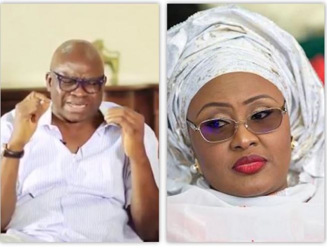 Halliburton: Fayose's lawyer replies Buhari's wife, justifies claim of her involvement