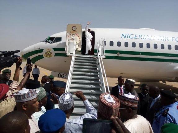 Buhari returns to Aso Villa after spending weekend in Daura