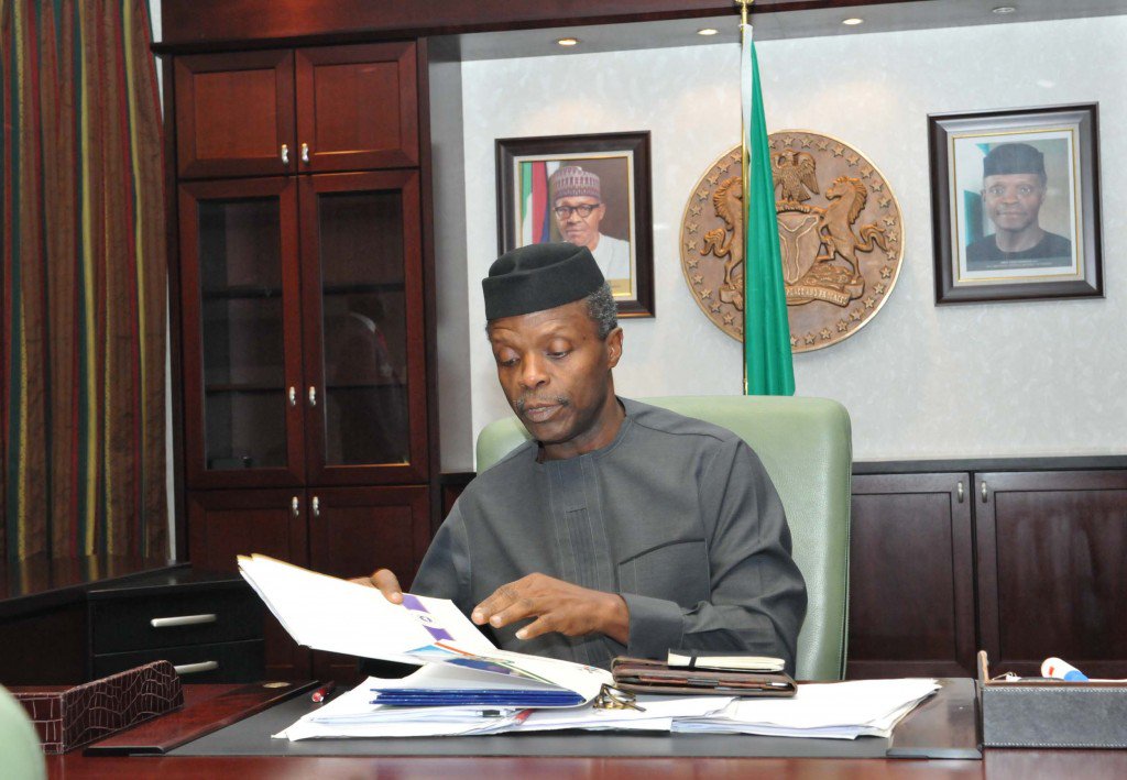 2017 budget: Osinbajo studying documents for possible assent - Aide