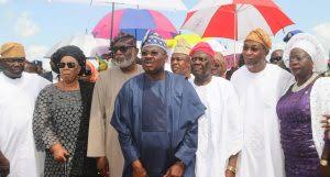 Bukola Saraki, Ajimobi, Ambode, Aregbesola, Akeredolu, others pay last respect to Adebayo in Ibadan