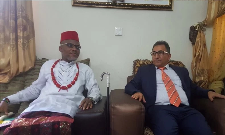 Biafra: Turkish Diplomat Visits Nnamdi Kanu [PHOTOS]