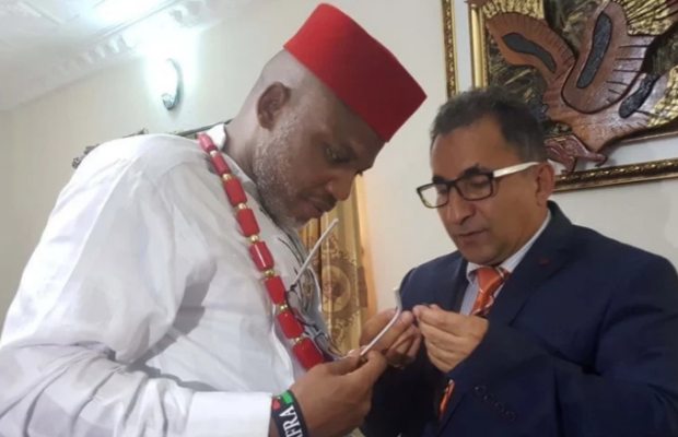 Biafra: Turkish Diplomat Visits Nnamdi Kanu [PHOTOS]