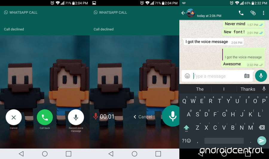 Latest WhatsApp Beta Introduces Voicemail & A New Font