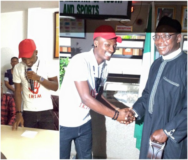 Big Brother Naija winner Efe becomes Nigeria Youth Ambassador (Photos)