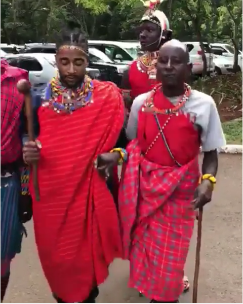 American Singer, Omarion Dances To Davido's 'IF' In Kenya [Watch Video]