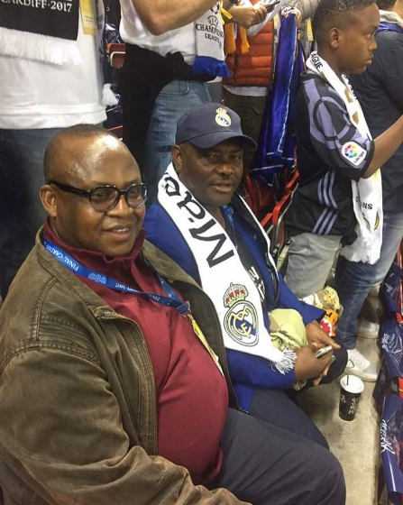 See Photo Of Governor Nyesom Wike And Son At The UEFA Champions League Final