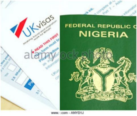 Nigerians, others to pay £5.48 for UK visa email