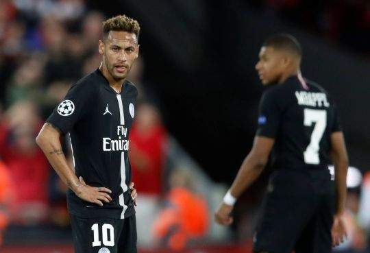 Champions League: Neymar, Mbappe injured ahead of Liverpool clash