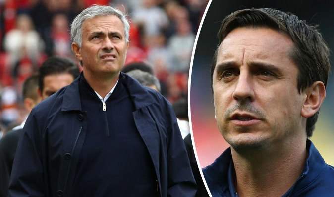 Man United vs Arsenal: Mourinho sends strong message to Gary Neville after 2-2 draw