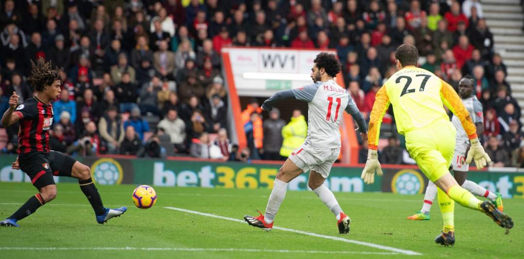 Salah sets new record in Liverpool's 4-0 win over Bournemouth
