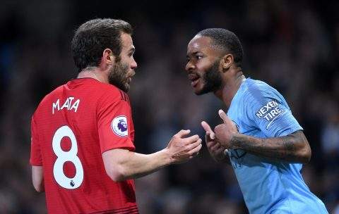 Sterling reveals what Juan Mata told him during Man City's 3-1 win over Man United