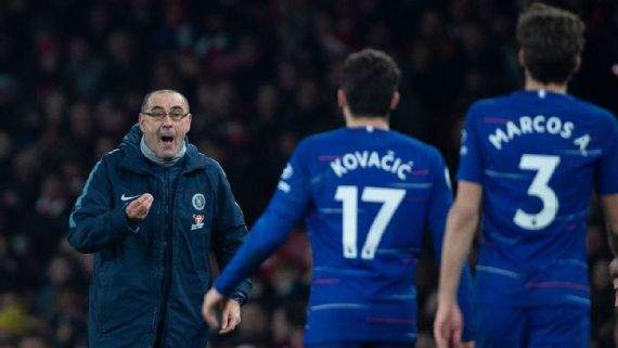 Chelsea players blast Sarri over use of Hazard as false nine