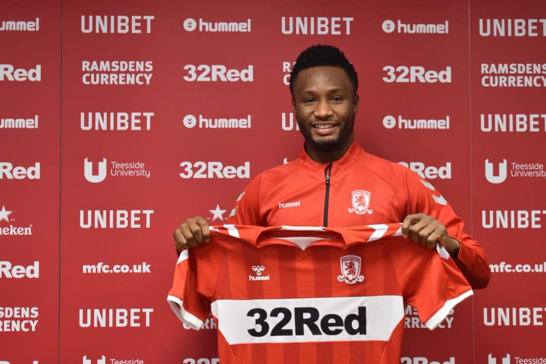 What Mikel Obi said after joining Middlesbrough