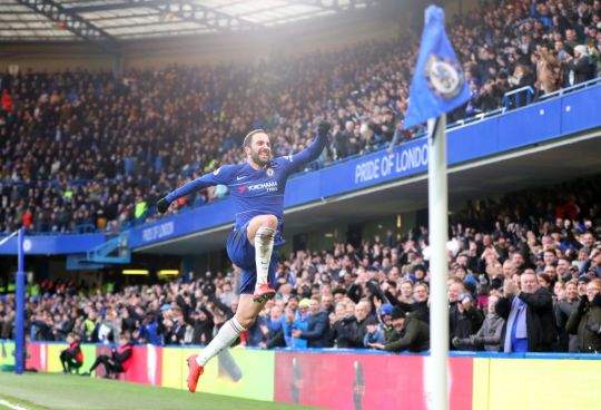 What Hazard said about Higuain, Sarri after 5-0 win over Huddersfield