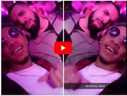 Watch As Tekno Parties With Drake In VIP Section Of The Canadian Rapper's Show