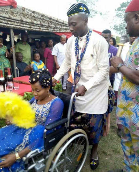 Photos From The Traditional Wedding Of Physically Challenged Lady In Akwa Ibom