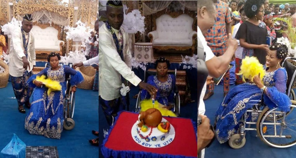 Photos From The Traditional Wedding Of Physically Challenged Lady In Akwa Ibom