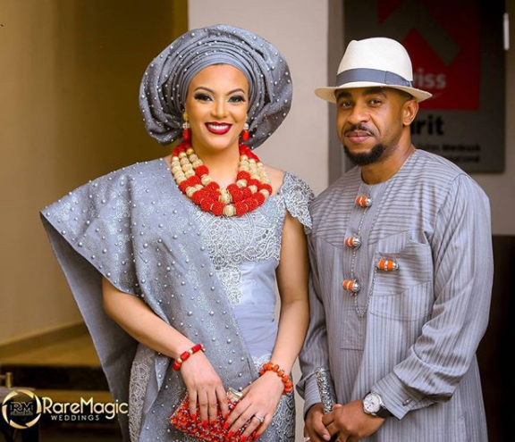'I found love in my storm'- Model/Designer, Sarah Ofili, says as she shares official photos from her wedding