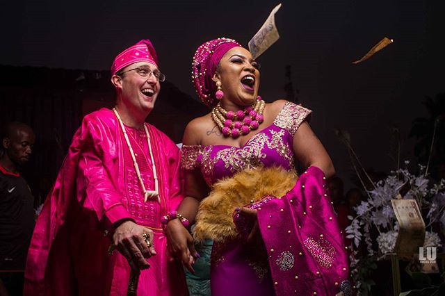 Photos from Beverly and her Oyinbo husband's Traditional Wedding