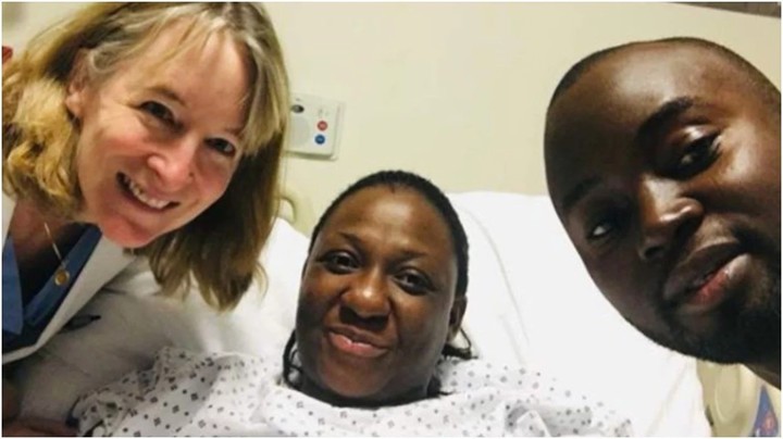 Nigerian Couple Expecting Twins Welcome Triplets After 9 Years Of Waiting (Photos)