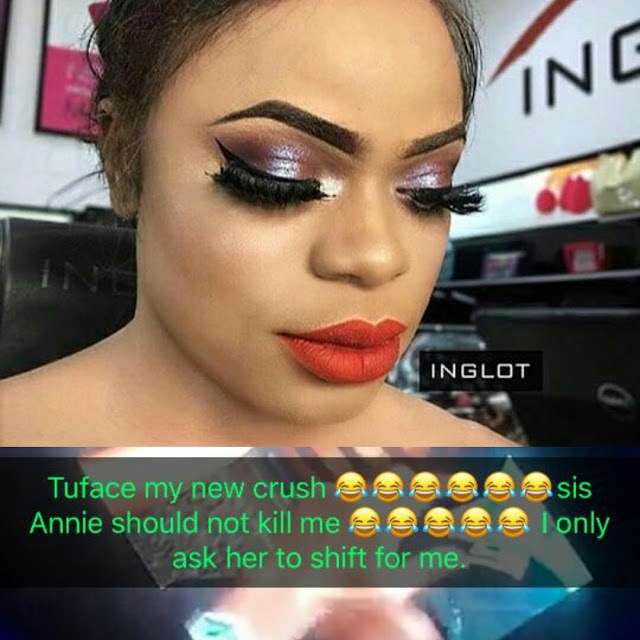 Bobrisky Declares Love For Tuface Idibia