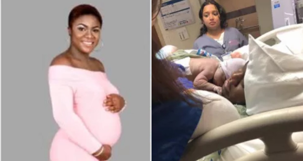 Nigerian Lady Welcomes Baby Girl After Suffering 2 Miscarriages In 18 months