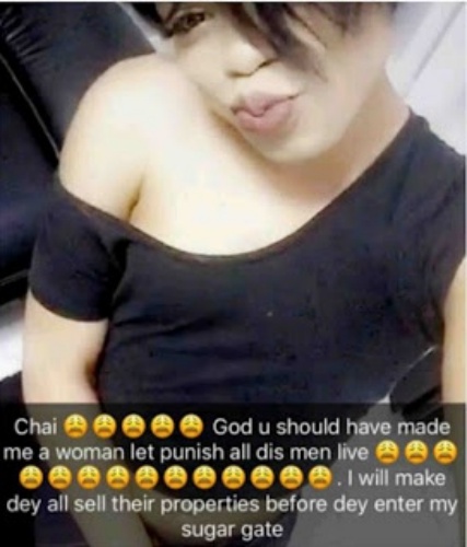 'God Should Have Made me a Woman to Punish Men to Sell their Properties for My 'Sugargate' - Bobrisky