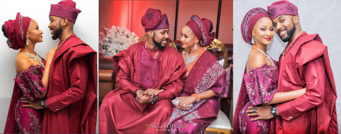 Official Photos From Banky W and Adesua Atomi's Introduction