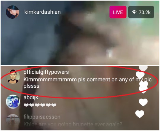 Gifty Caught Begging Kim Kardashian to Comment on Her Photo (Proof)