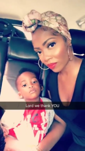 Tiwa Savage Shares Cute Photos With Her Son, Jam Jam