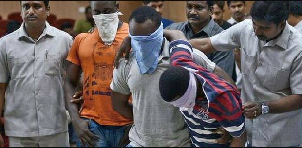 5 Nigerians arrested for drugs, human trafficking in India (Photo)