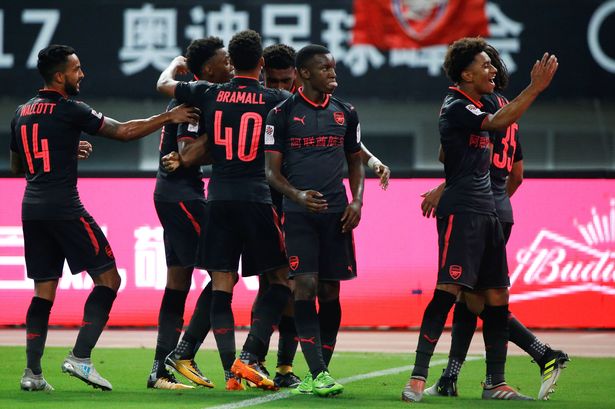 Super Eagles Alex Iwobi Scores As Arsenal Beat Bayern Munich In Pre - Season Friendly