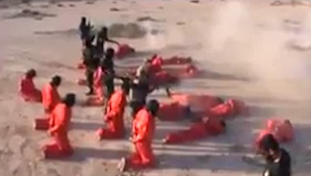 Photos: 18 Blindfolded 'ISIS Fighters' Being Shot In The Head In Mass Execution In Libya