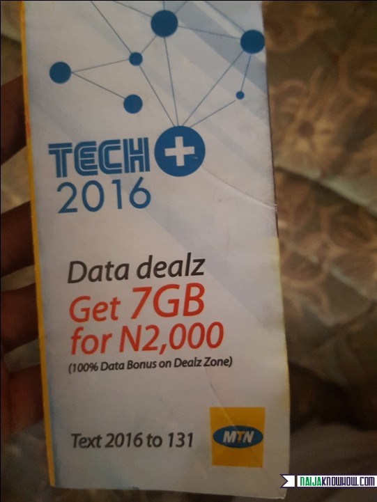 MTN Introduces 7GB + 2GB For N2000 Data Plan On Dealzone