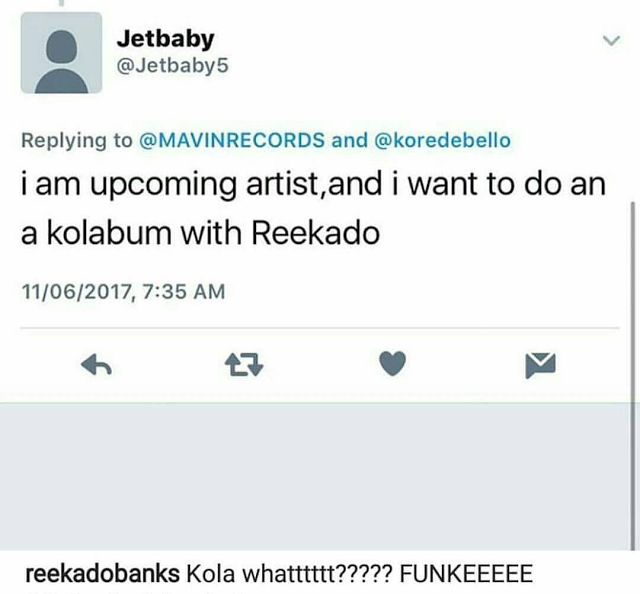 LMAO!!! Between Reekado Banks And This Female Fan