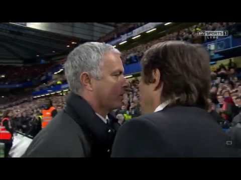 Video: Jose Mourinho & Antonio Conte Clash after 4 - 0 Thumping of Manchester United by Chelsea
