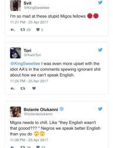 US Rap Group Migos; Say Nigerians Can't Speak Good English