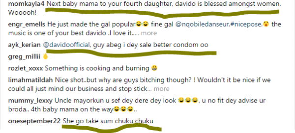 Davido Shares Picture With New Lady; These Fans Comments Will Make Your Day
