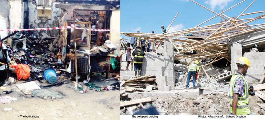 Fire kills couple, three kids in Aguda , Surulere, Lagos State  shop (See Full Details)