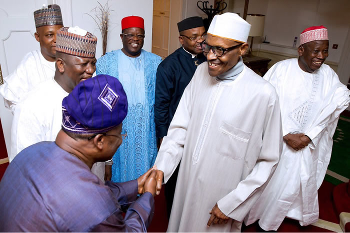 BREAKING: PDP govs, others meet Buhari in London
