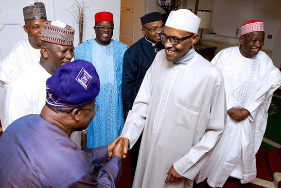 BREAKING: PDP govs, others meet Buhari in London